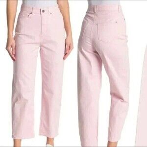 Ted Baker Women  Light Pink Lemin Straight Leg Fit  Jeans